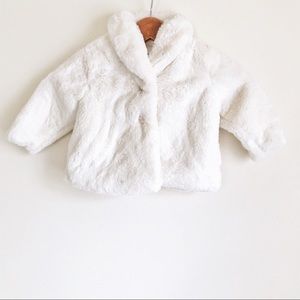 Baby Girl Faux Fur Coat 6-12M